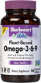 Bluebonnet Nutrition Plant Based Omega 3-6-9, 1000 mg, 90 Softgels, Highly Absorbable Cold Pressed Oil
