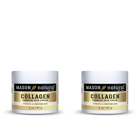 Mason Natural Collagen Premium Skin Cream, 2 OZ - Anti-Aging Moisturizer, Intense Hydration, Pear Scent, Paraben Free
