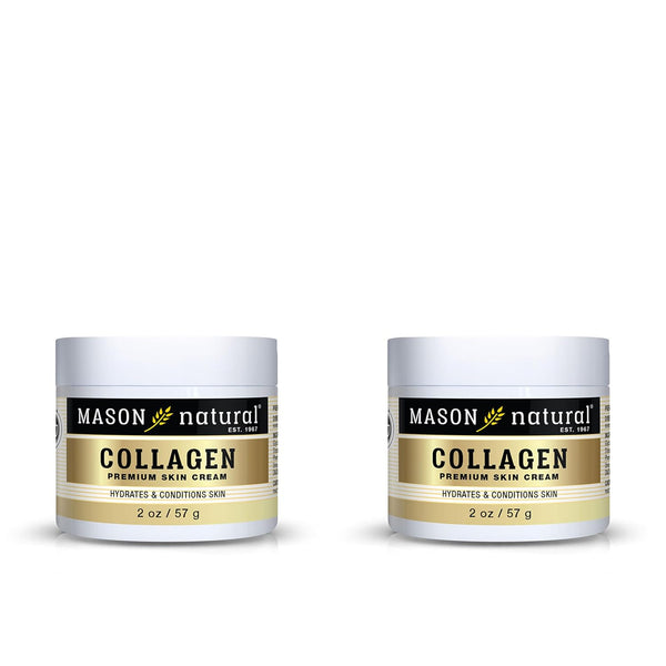 Mason Natural Collagen Premium Skin Cream, 2 OZ - Anti-Aging Moisturizer, Intense Hydration, Pear Scent, Paraben Free
