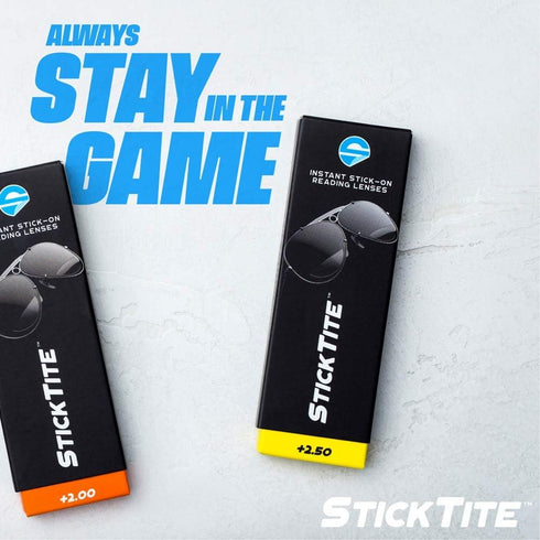 StickTite Lenses Small 28mm Stick-On Bifocal Lens, Convert Sunglasses into Magnified Reading Glasses