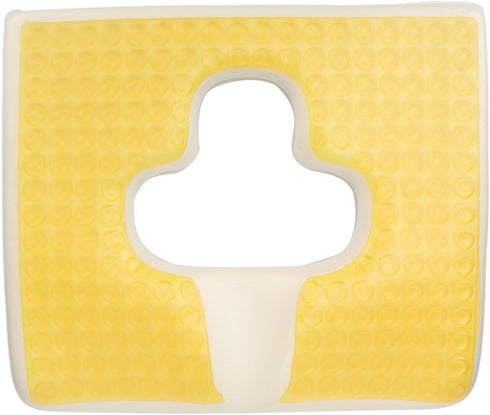 Luqeeg T Shaped Bedsore Pad for Elderly, Triangular Slope Design, Gel Memory Foam Cushion with Mesh Cloth, Non Slip