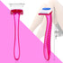 Honoson 30 Pieces Bikini Razors, Beauty Razor for Women, Bikini Line Trimmer and Small Armpit Trimmer (Rose Red)