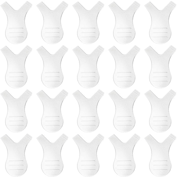 Leinuosen 20 Pack Y Lash Lift Tool, Y Shape Eyelash Brush for Eyelash Extension Clean Up