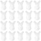 Leinuosen 20 Pack Y Lash Lift Tool, Y Shape Eyelash Brush for Eyelash Extension Clean Up