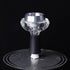 Large Diamond-Shaped Glass Hookah Bowl Phunnel, High-Temperature Resistant for Heat Management Systems, Blue