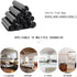 3.5 Gallon Trash Bags, 150 Count Small Trash Can Liners for Bathroom or Livingroom, Black Thick Garbage Bags