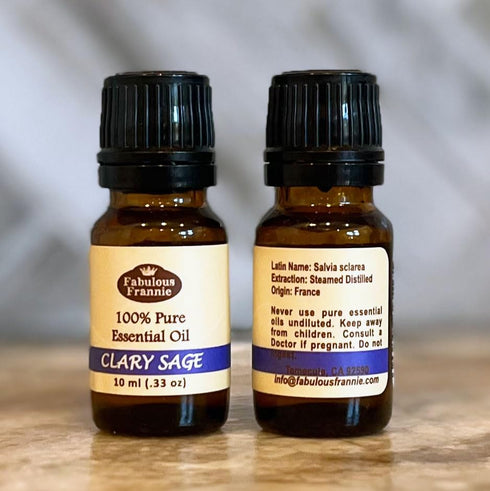 Fabulous Frannie Clary Sage - Salvia sclarea -100% Pure, Undiluted Essential Oil Grade 10ml