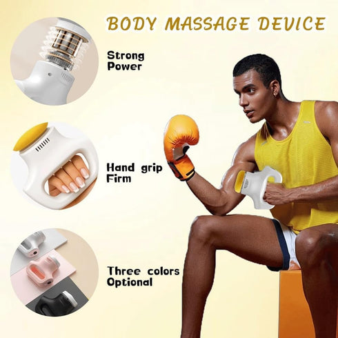 WYNxsl 12-Level 3 3 Massage Gun Adjustable Portable Home Massage Tool with Heads for Back Massages Heads for Back Neck