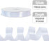 TONIFUL 7/8 Inch x 100yds White Satin Ribbon Thin Solid Frabic Ribbons for Gift Wrapping, DIY Crafts Bows, Invitations, Floral Bouquets, Christmas Wedding Party Valentine's Decor by TONIFUL