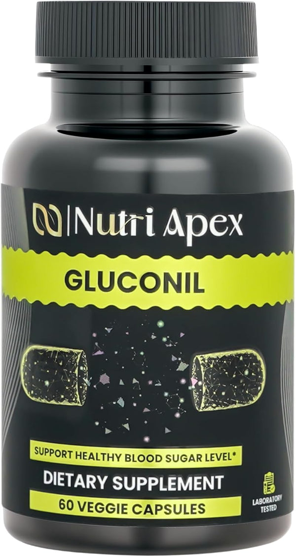 Gluconil White Mulberry, Bitter Melon, Gymnema Sylvestre, Grape Seed & Chromium Glycinate
