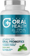 Oral Probiotics for Bad Breath Treatment, Dentist Formulated with BLIS K12 M18, 60 Chewable Tablets