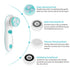 Rechargeable Facial Cleansing Spin Brush Set with 4 Exfoliation Brush Heads, Waterproof Face Spa System