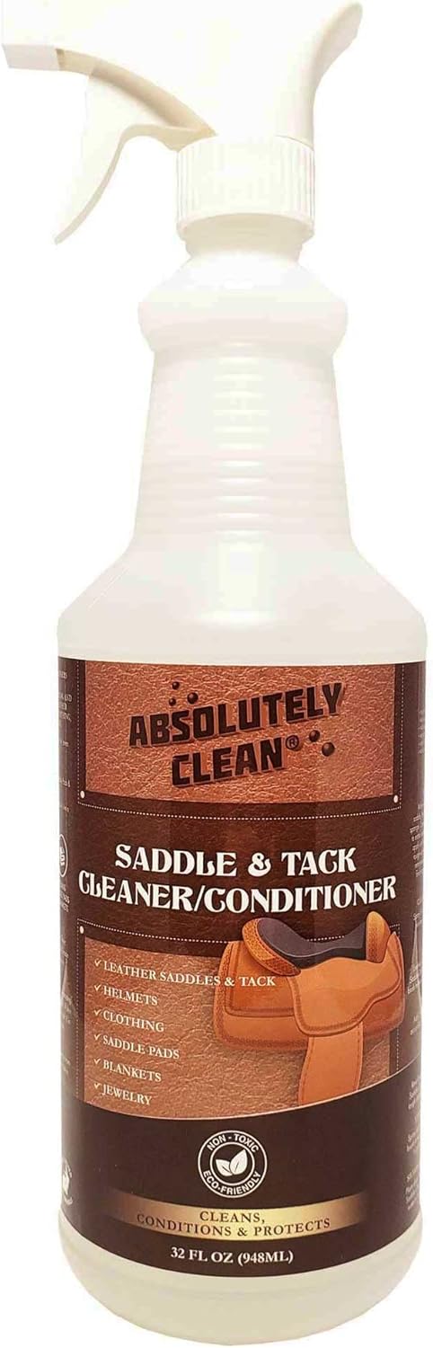 Absolutely Clean Amazing Saddle Soap Spray for Leather Cleaning & Tack Cleaner