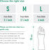 COOLJOB 2 Pairs Rubber Gloves for Dishwashing - Cotton Lined Waterproof Household Gloves for Kitchen and Bathroom