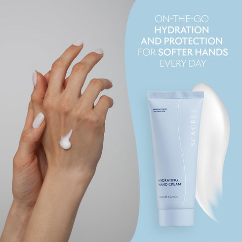 SEACRET Hand Cream with Shea Butter - Dead Sea Mineral Hand Lotion for Dry Hands