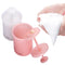 2 PCS Facial Cleansing Tool, Face Foam Maker Cup for Deep Cleanser Foam