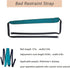 lqwidyf Bed Restraint Strap-Fall Prevention Auxiliary Device,Adjustable Medical Bed Restraints for ElderlySuitable