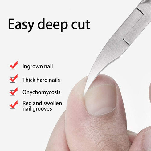 Nail Nipper and Trimmer - Stainless Steel Cuticle Nipper for Manicure and Pedicure Care Tool