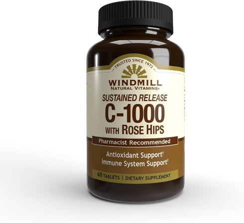 Vitamin C TAB 1000MG R/H T/R WMILL, Size: 60