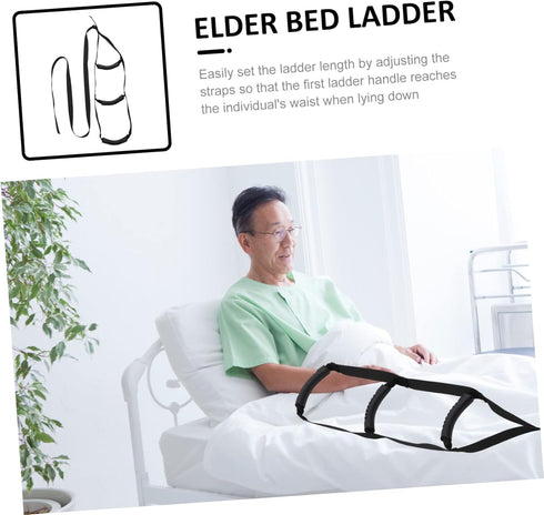 PartyKindom Get up Auxiliary Strap Belts for Seniors Transfer Sling for Elderly and Disabled Standing Helper