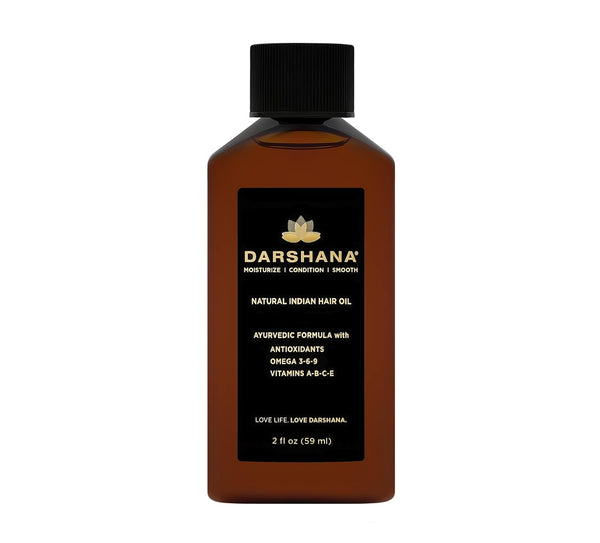 Natural Indian Hair Oil with Ayurvedic Botanicals, 2 fl oz