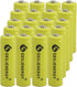 20 Pack Ni-CD 600mAh AA Rechargeable Batteries for Solar Lights, Rechargeable Batteries NiCd for Solar Lamp