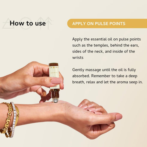 Set 6 5ml /1.01 oz Palo Santo Essential Oil Roll-On Gift by Aromafume | x fl | Essential Oil Aromatherapy Rollers |