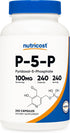 Nutricost P5P Vitamin B6 Supplement 100mg, 240 Capsules - Vegetarian Friendly, Non-GMO, Gluten Free