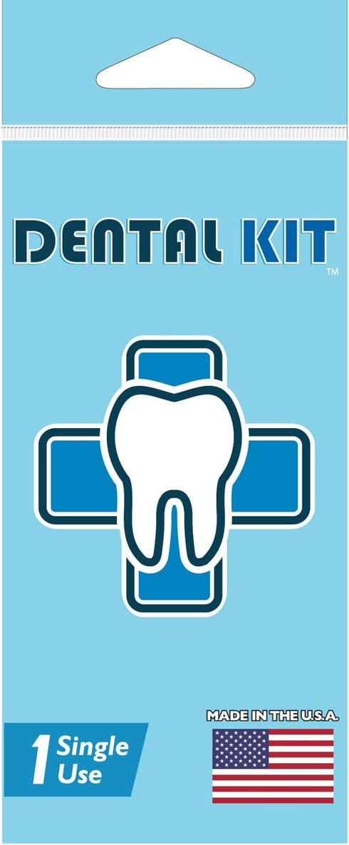 Dental Kit Portable Single Use with Travel Tooth Brush, Tooth Paste, Floss, Mint Tooth Picks - 10 Units