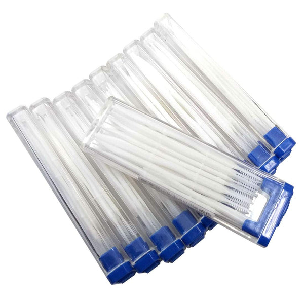Portable Interdental Toothpicks, Tooth Stick Brush for Dental Oral Care, Clean Teeth Food Residue 18 Picks per Pack,