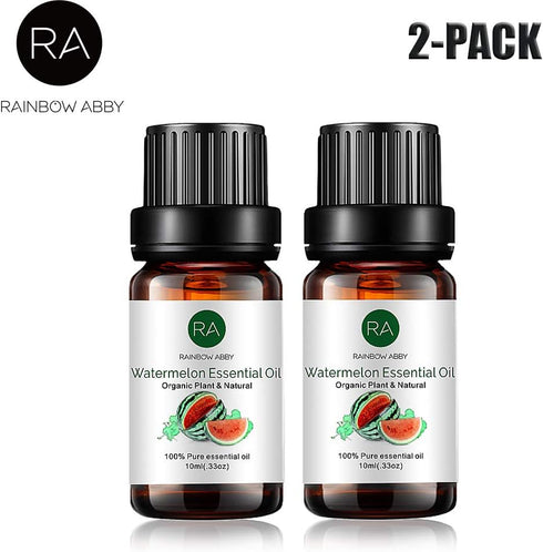 2-Pack Watermelon Essential Oil, Pure, Undiluted, Therapeutic Grade Watermelon Oil, 2x10 mL