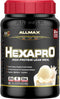 ALLMAX HEXAPRO Protein Powder - French Vanilla, 2 lb, 25 Grams of Protein Per Serving, 8-Hour Sustained Release