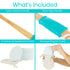 Vive Lotion Applicator for Back, Feet - 17.5" Long Handle Cream Wand for Elderly, Women, Apply Medicine, Skin Cream
