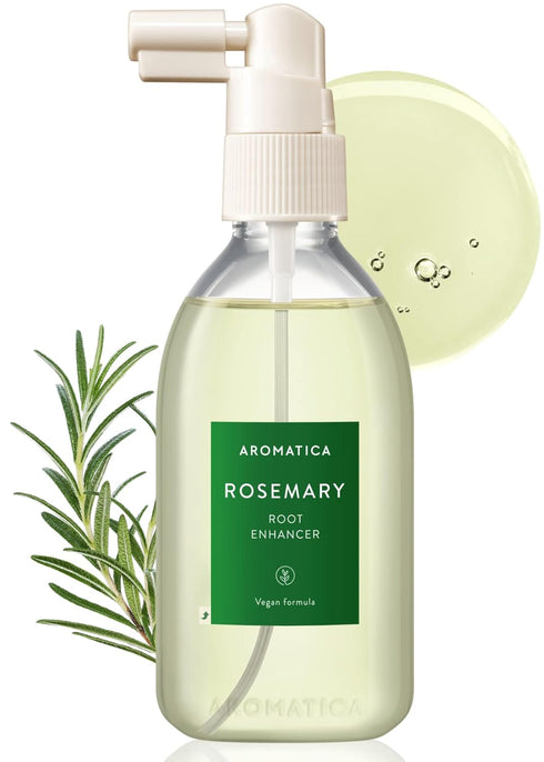 AROMATICA Rosemary Root Enhancer, 3.38 oz - Scalp Nourishing with Food-graded Rosemary Oil, Sulfate & Paraben Free
