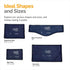 FlexiKold Gel Soft Flexible Ice Packs for Injuries, Reusable Cold Compress, Medium - 7.5” x 11.5”