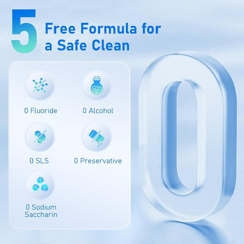 GUSTANO ((70 Tablets)(2 Popboom Probiotic Travel Size Mouthwash Tablets for On-The-Go Oral Care, Teeth Whitening