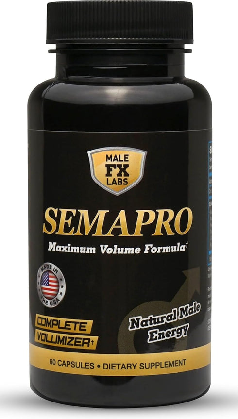 Semapro Extreme Semen Volumizer and Male Energy Formula - All Natural Endurance, Stamina