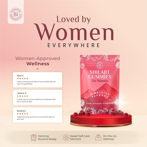 Gummies 60 Count Shilajit for Women with Manuka Honey Supplement - Pure Himalayan Haramony | Rich in Fulvic Acid