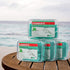 FAMILIFE 240 Count Mint Floss Picks, Dental Floss Cleaner with 4 Travel Cases, Helps Fight Tooth Decay