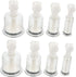 Ipetboom 8Pcs Vacuum Cupping Therapy Physical Therapy Cups for Back Shoulder and Strong