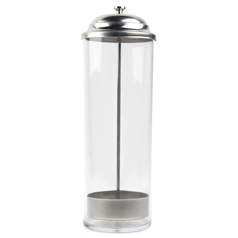 Shatterproof Acrylic Salon Disinfectant Jar, Barber Alcohol Sterilizer Jar for Cleaning Supplies