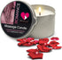 LOVE PLAY Massage Oil Candle for Home SPA - Vegan Moisturizing Body Oil Candle for Relaxation (6.76oz)
