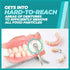 Fuller Brush Dental Plate Brush - Soft but Stiff Hygienic Cleaner for Dentures, Plates, Retainers - Oral Hygiene Tool
