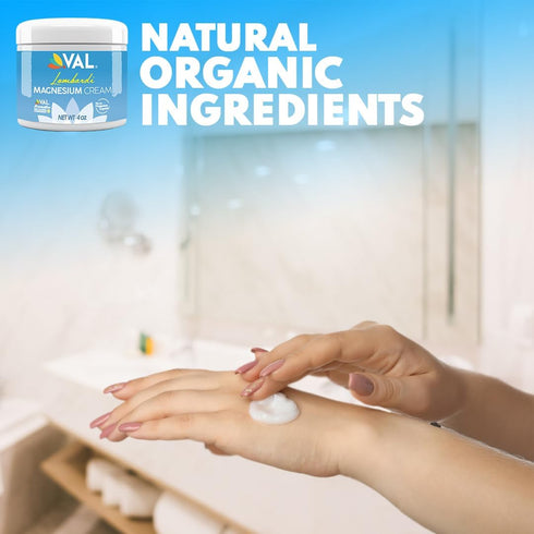 VAL Lombardi Transdermal Magnesium Cream - 4oz Relaxing Chamomile