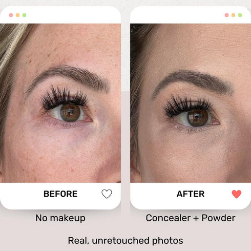 Organic Concealer - FULL Coverage Cover Up, 100% Natural, Made in USA, Paradise