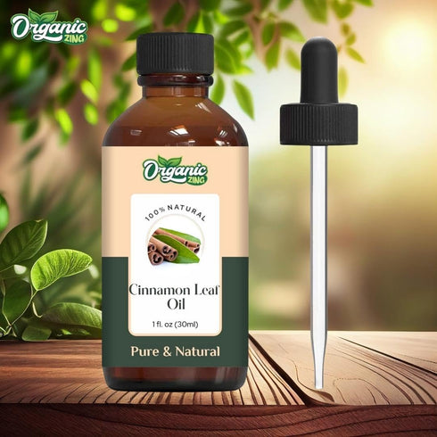 Cinnamon Leaf Oil, Pure & Natural Essential Oil for Skincare, Massage, Aroma & Diffuser - 30ml/1.01fl oz