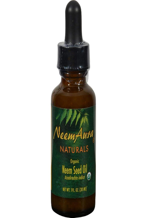 NEEM AURA Organic Neem Seed Oil, 1 FZ
