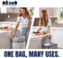 Plasticplace 13 Gallon Trash Bags, 1.2 Mil White Extra-Large Drawstring Garbage Can Liners