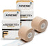 Kinesio Taping - Elastic Therapeutic Athletic Tape Tex Gold FP, Beige, 2 in. x 16.4 ft, 2 Pack