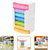 LOLIPPYY 7-Day 6 Portable Weekly Pill Organizer Box, Travel Medication Case with Compartments, Lightweight Plastic